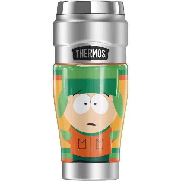 imageSouth Park Cartman THERMOS STAINLESS KING Stainless Steel Travel Tumbler Vacuum insulated ampamp Double Wall 16ozKYLE