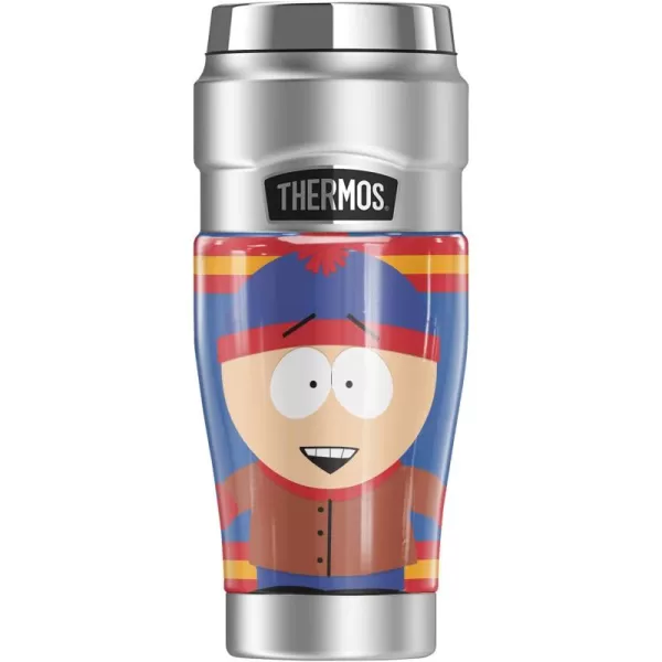 imageSouth Park Cartman THERMOS STAINLESS KING Stainless Steel Travel Tumbler Vacuum insulated ampamp Double Wall 16ozSTAN