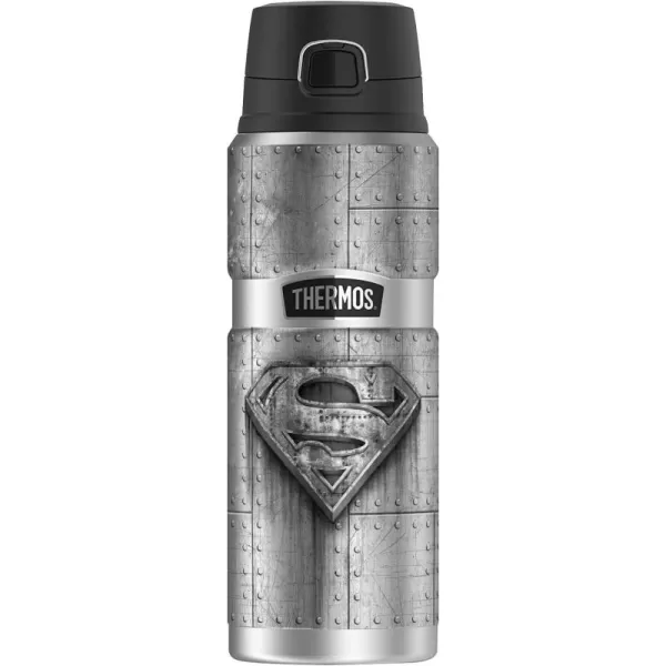 imageSuperman Made Of Steel THERMOS STAINLESS KING Stainless Steel Drink Bottle Vacuum insulated ampamp Double Wall 24oz