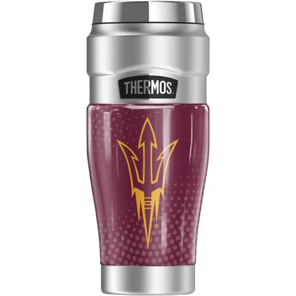 imageTHERMOS ARIZONA STATE UNIVERSITY OFFICIAL Radial Dots STAINLESS KING Stainless Steel Travel Tumbler Vacuum insulated ampamp Double Wall 16ozARIZONA STATE UNIVERSITY