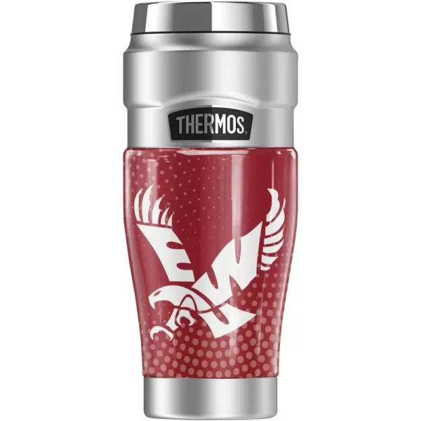 imageTHERMOS Eastern Washington University OFFICIAL Radial Dots STAINLESS KING Stainless Steel Travel Tumbler Vacuum insulated ampamp Double Wall 16ozEASTERN WASHINGTON UNIVERSITY