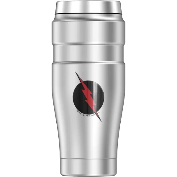 imageGreen Lantern Circle Logo THERMOS STAINLESS KING Stainless Steel Travel Tumbler Vacuum insulated ampamp Double Wall 16ozFlash Reverse Flash Logo