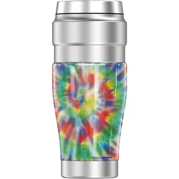 imageJurassic Park Tie Dye Burst Logo THERMOS STAINLESS KING Stainless Steel Travel Tumbler Vacuum insulated ampamp Double Wall 16oz