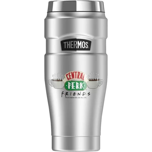 imageFriends Central Perk Coffee Logo THERMOS STAINLESS KING Stainless Steel Travel Tumbler Vacuum insulated ampamp Double Wall 16ozCentral Perk Logo