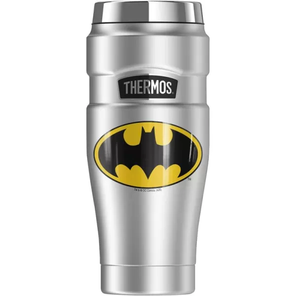 imageGreen Lantern Circle Logo THERMOS STAINLESS KING Stainless Steel Travel Tumbler Vacuum insulated ampamp Double Wall 16ozBatman Classic Logo