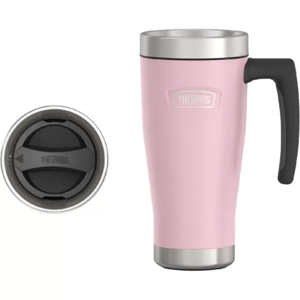 imageTHERMOS ICON Series Stainless Steel Mug Glacier 16 ozSunset Pink