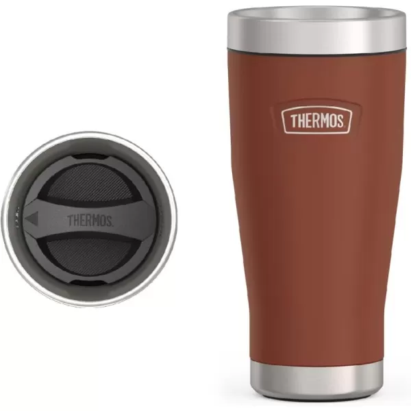 imageTHERMOS ICON Series Stainless Steel Tumbler Matte Stainless Steel 16 ozSaddle