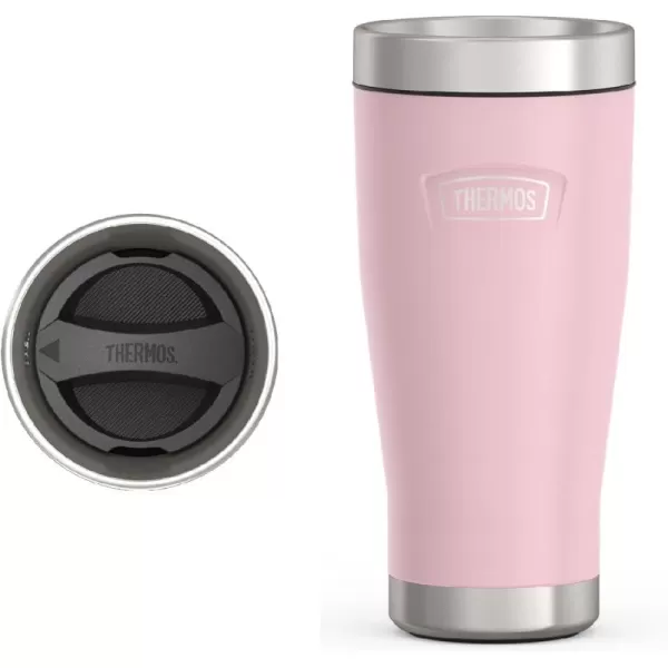 imageTHERMOS ICON Series Stainless Steel Tumbler Matte Stainless Steel 16 ozSunset Pink