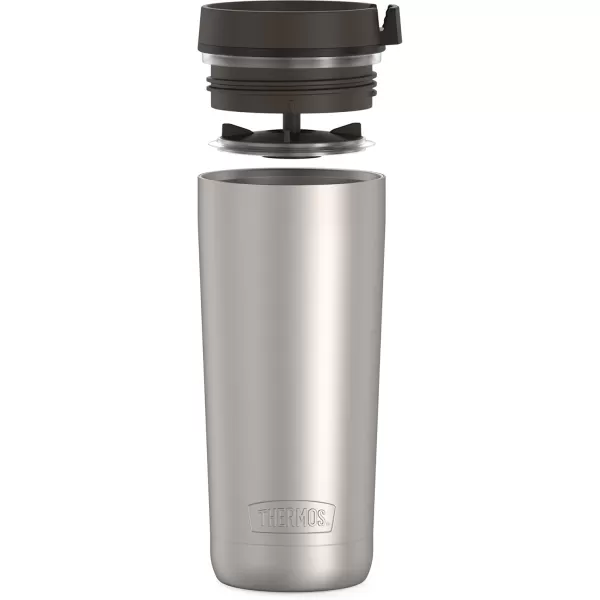 imageTHERMOS ALTA SERIES Stainless Steel Tumbler 18 Ounce Matte SteelEspresso Black