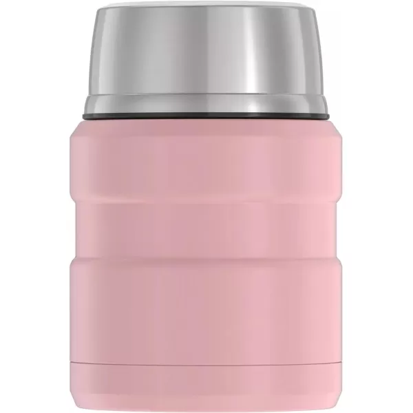 imageTHERMOS ICON VacuumInsulated Food Jar with Spoon 16 Ounce Matte Rose