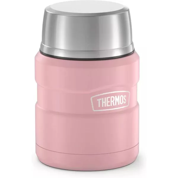 imageTHERMOS ICON VacuumInsulated Food Jar with Spoon 16 Ounce Matte Rose