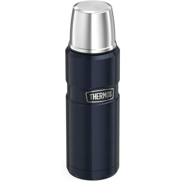 imageTHERMOS Stainless King VacuumInsulated Compact Bottle 16 Ounce Midnight Blue