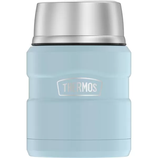 imageTHERMOS ICON VacuumInsulated Food Jar with Spoon 16 Ounce Matte Powder Blue