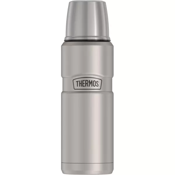 imageTHERMOS Stainless King VacuumInsulated Compact Bottle 16 Ounce Matte Steel