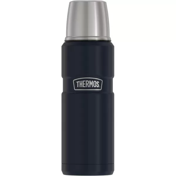 imageTHERMOS Stainless King VacuumInsulated Compact Bottle 16 Ounce Rustic RedMidnight Blue