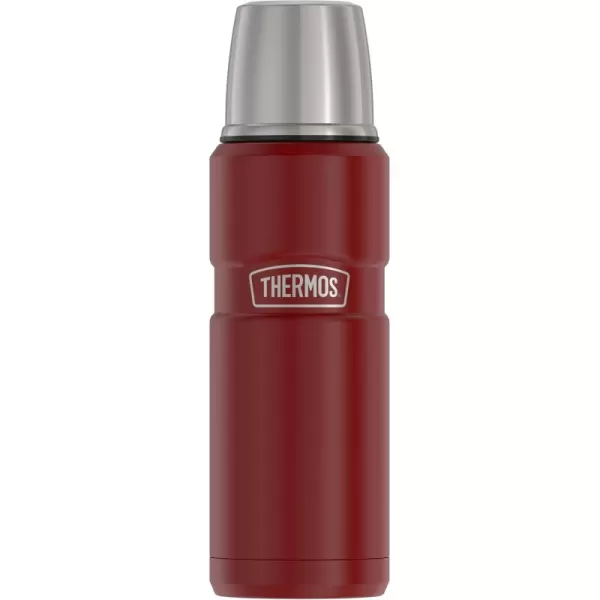 imageTHERMOS Stainless King VacuumInsulated Compact Bottle 16 Ounce Rustic RedRustic Red