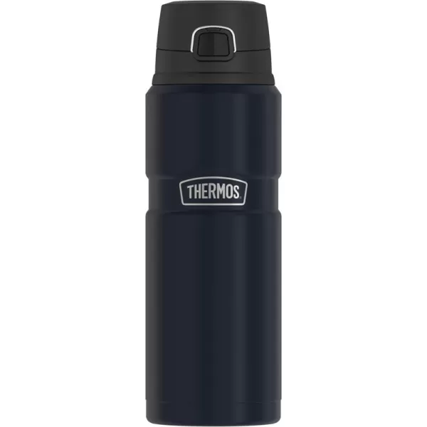 imageTHERMOS Stainless King VacuumInsulated Drink Bottle 24 Ounce Midnight Blue