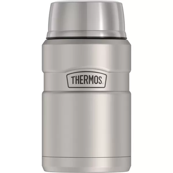 imageTHERMOS Stainless King VacuumInsulated Food Jar 24 Ounce Matte Steelstainlesssteel