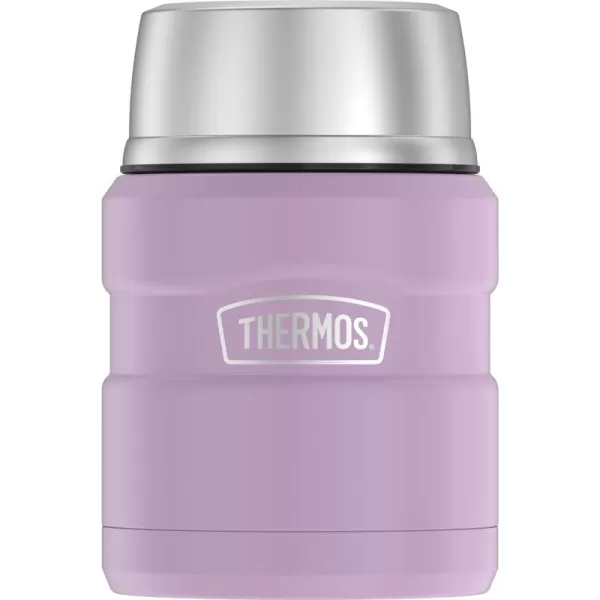 imageTHERMOS Stainless King VacuumInsulated Food Jar with Spoon 16 Ounce Matte Lavender