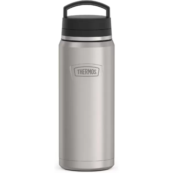 imageTHERMOS ICON SERIES Stainless Steel Dual Temperature Beverage Bottle 40 oz GraphiteMatte Stainless Steel