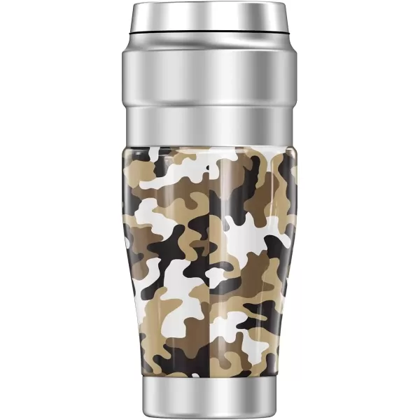 imageTHERMOS Vanderbilt University OFFICIAL Camo STAINLESS KING Stainless Steel Travel Tumbler Vacuum insulated ampamp Double Wall 16ozVANDERBILT UNIVERSITY