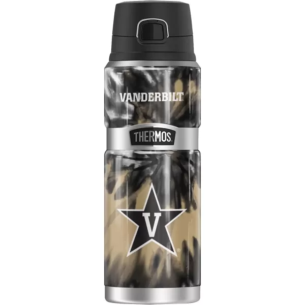 imageTHERMOS Vanderbilt University OFFICIAL TieDye STAINLESS KING Stainless Steel Drink Bottle Vacuum insulated ampamp Double Wall 24oz