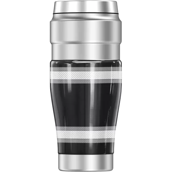 imageTHERMOS The Big West OFFICIAL Big West Jersey Stripes Black STAINLESS KING Stainless Steel Travel Tumbler Vacuum insulated ampamp Double Wall 16ozBIG WEST JERSEY STRIPES BLACK