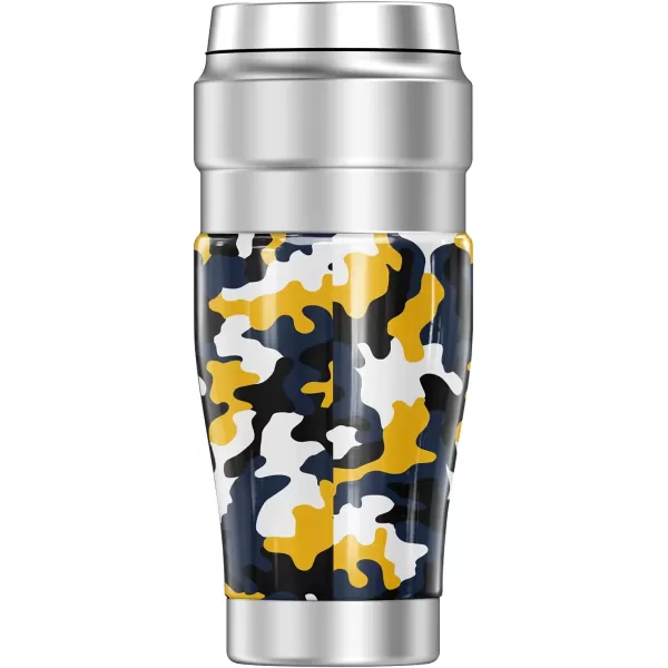 imageTHERMOS University of California San Diego OFFICIAL Camo STAINLESS KING Stainless Steel Travel Tumbler Vacuum insulated ampamp Double Wall 16oz