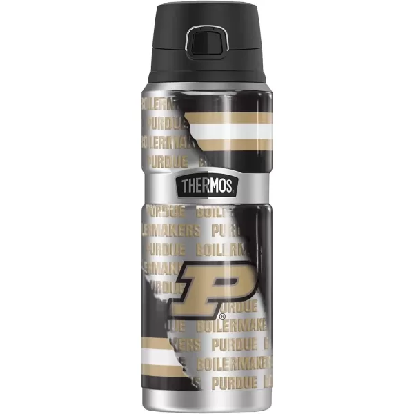 imagePurdue University Let Her Rip THERMOS STAINLESS KING Stainless Steel Drink Bottle Vacuum insulated ampamp Double Wall 24ozPURDUE UNIVERSITY