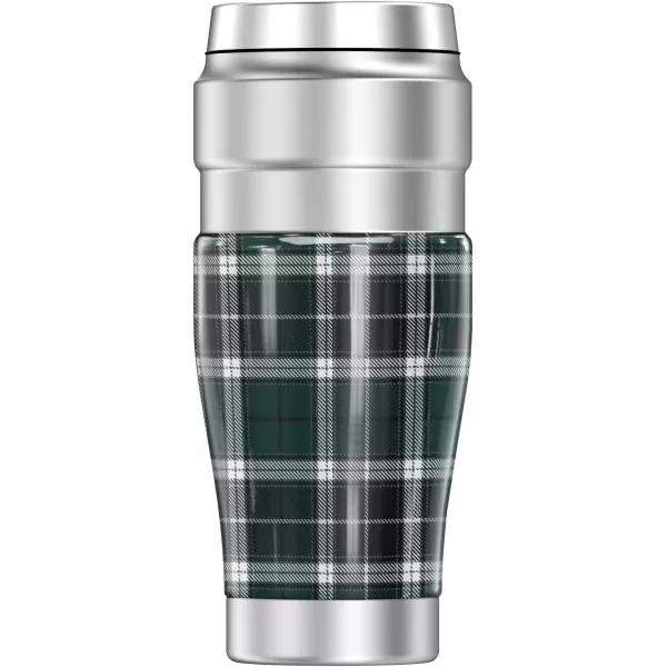 imagePurdue University Plaid THERMOS STAINLESS KING Stainless Steel Travel Tumbler Vacuum insulated ampamp Double Wall 16ozMICHIGAN STATE UNIVERSITY