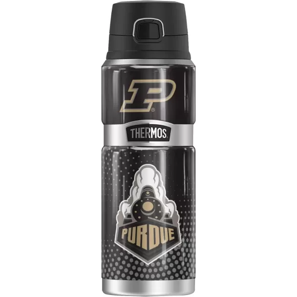 imagePurdue University Radial Dots THERMOS STAINLESS KING Stainless Steel Drink Bottle Vacuum insulated ampamp Double Wall 24ozPURDUE UNIVERSITY