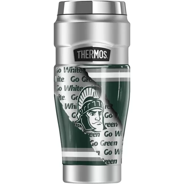 imageTHERMOS Purdue University Let Her Rip STAINLESS KING Stainless Steel Travel Tumbler Vacuum insulated ampamp Double Wall 16ozMICHIGAN STATE UNIVERSITY