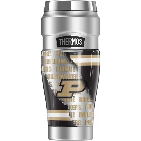 imageTHERMOS Purdue University Let Her Rip STAINLESS KING Stainless Steel Travel Tumbler Vacuum insulated ampamp Double Wall 16ozPURDUE UNIVERSITY