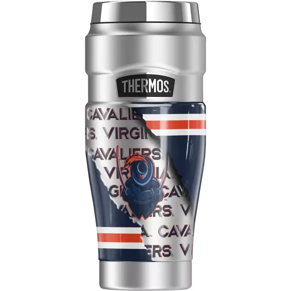 imageTHERMOS Purdue University Let Her Rip STAINLESS KING Stainless Steel Travel Tumbler Vacuum insulated ampamp Double Wall 16ozUNIVERSITY OF VIRGINIA