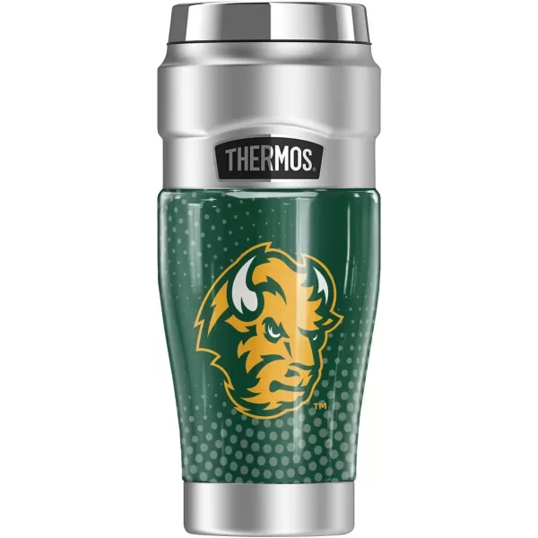 imageTHERMOS Purdue University Radial Dots STAINLESS KING Stainless Steel Travel Tumbler Vacuum insulated ampamp Double Wall 16ozNORTH DAKOTA STATE UNIVERSITY