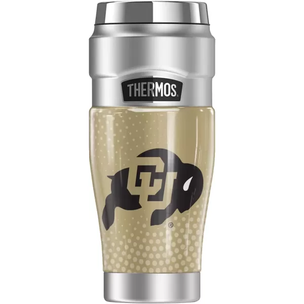 imageTHERMOS Purdue University Radial Dots STAINLESS KING Stainless Steel Travel Tumbler Vacuum insulated ampamp Double Wall 16ozUNIVERSITY OF COLORADO