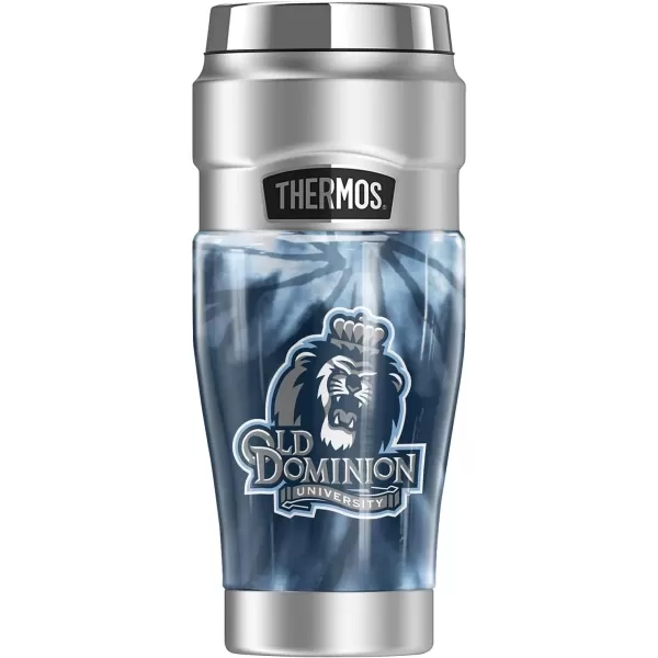 imageTHERMOS Old Dominion University OFFICIAL TieDye STAINLESS KING Stainless Steel Travel Tumbler Vacuum insulated ampamp Double Wall 16oz