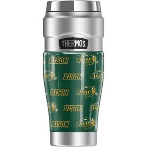 imageTHERMOS Michigan State University Logo Pattern STAINLESS KING Stainless Steel Travel Tumbler Vacuum insulated ampamp Double Wall 16ozNORTH DAKOTA STATE UNIVERSITY