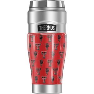 imageTHERMOS Michigan State University Logo Pattern STAINLESS KING Stainless Steel Travel Tumbler Vacuum insulated ampamp Double Wall 16ozTEXAS TECH UNIVERSITY