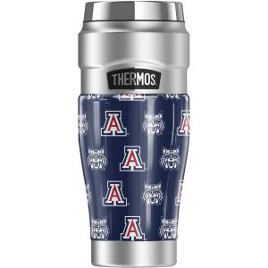 imageTHERMOS Michigan State University Logo Pattern STAINLESS KING Stainless Steel Travel Tumbler Vacuum insulated ampamp Double Wall 16ozUNIVERSITY OF ARIZONA