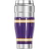 imageLSU OFFICIAL Jersey Stripes THERMOS STAINLESS KING Stainless Steel Travel Tumbler Vacuum insulated ampamp Double Wall 16oz