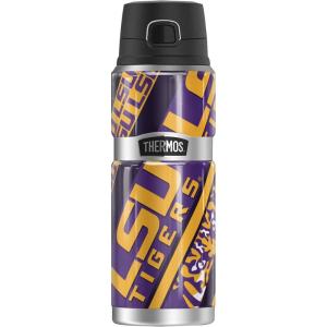 imageTHERMOS LSU Tigers Tiger Stripes STAINLESS KING Stainless Steel Drink Bottle Vacuum insulated ampamp Double Wall 24ozLOUSIANA STATE UNIVERSITY DIAGONAL SPIRIT STRIPES