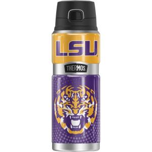 imageTHERMOS LSU Tigers Tiger Stripes STAINLESS KING Stainless Steel Drink Bottle Vacuum insulated ampamp Double Wall 24ozLOUSIANA STATE UNIVERSITY MASCOT TIGER FACE