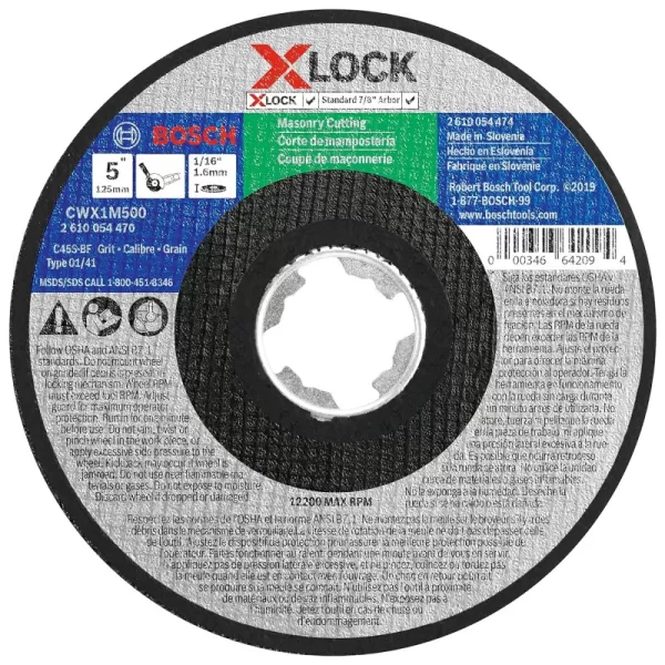Type 1A Masonry 24 Grit 5 In. x 1/16 In.
