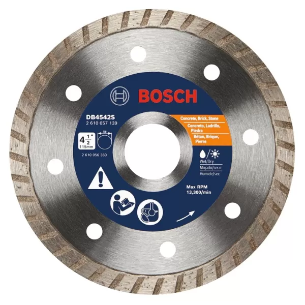 4-1/2-Inch 7/8 In. Arbor Standard