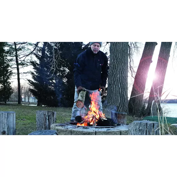 BOSCH GHJ12V-20XLN12 12V Max Heated Jacket Kit with Portable Power Adapter - Size XLarge