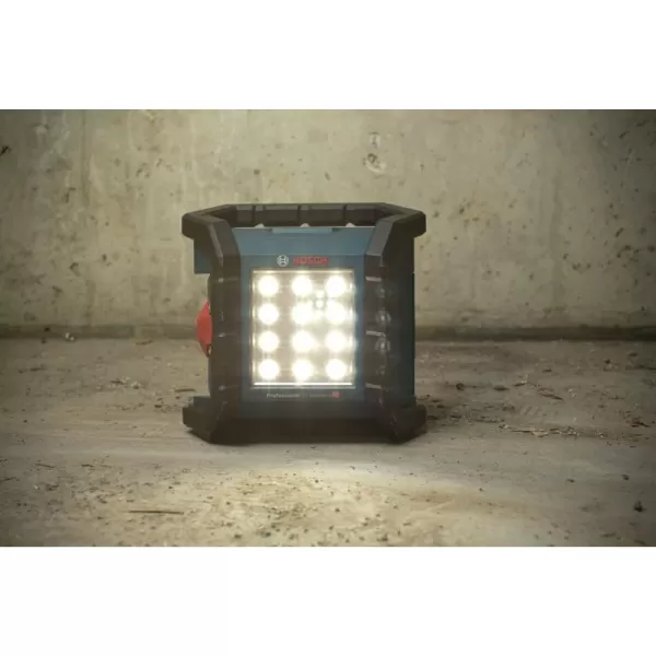 BOSCH GLI18V-4000CN 18V Lithium-Ion Bluetooth Connected 4,000 Lumens LED Floodlight , Black
