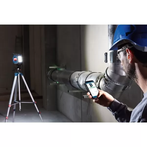 BOSCH GLI18V-4000CN 18V Lithium-Ion Bluetooth Connected 4,000 Lumens LED Floodlight , Black