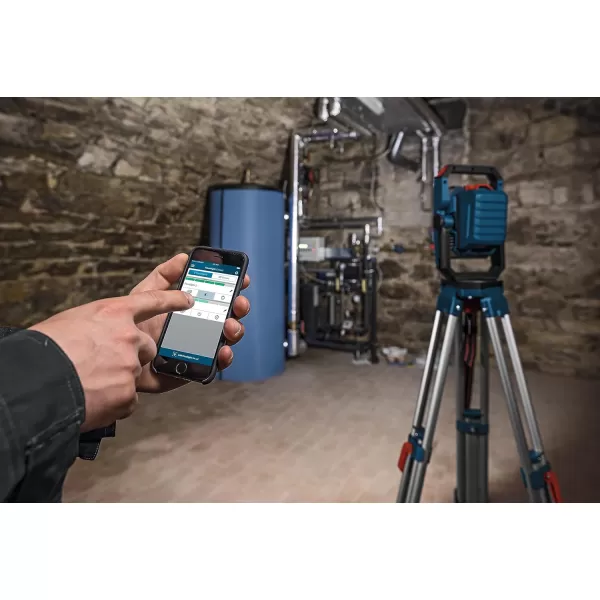 BOSCH GLI18V-4000CN 18V Lithium-Ion Bluetooth Connected 4,000 Lumens LED Floodlight , Black