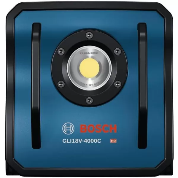 BOSCH GLI18V-4000CN 18V Lithium-Ion Bluetooth Connected 4,000 Lumens LED Floodlight , Black